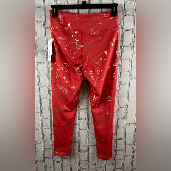 Nanette Lepore Size:L Women Play Compression Leggings Granberry/Rose Gold - Picture 2 of 11